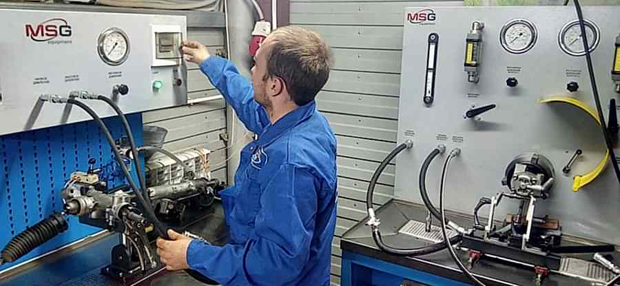 Диагностика рулевой рейки на стенде